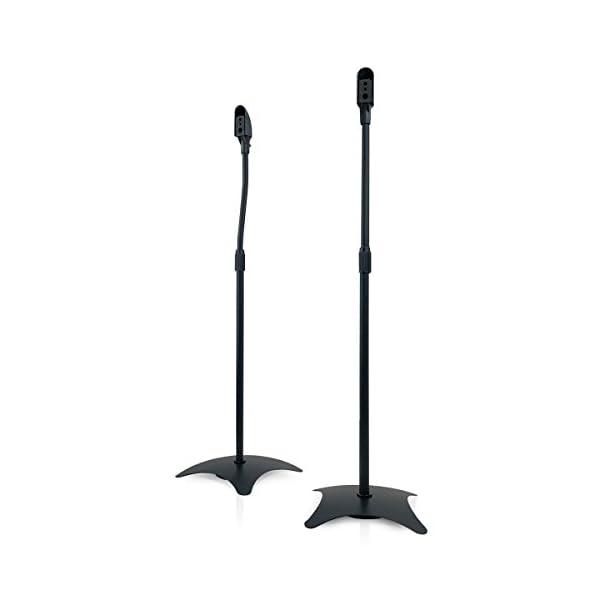 Minify X1 Boxenständer/Satellitenständer je 4.5kg belastbar, Lautsprecher Standfuß/Boxen Stativ Säule