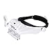 Produktbild Stirnband Vergrerungsglas DREI Vergrerungslinse ABS-Case-Akku/AA batteriebetriebene LED-Leuchten Regard