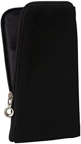 Gütersloher Shopkeeper 'Zip-up Case For Apple iPhone 7 Plus 2/Samsung Galaxy/LG G Flex A5 2016 Mobile Phone Protective Cover Slim Case Cover Sheath Black