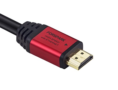 HDMI-Kabel, 1.8m(6feet), von FORSPARK – HDMI 2.0 (4K) – 18Gbps, 28AWG,– Für 4K/HDTV‘s, Xbox 360, Xbox One, PS3, PS4, Apple TV, TV-Empfänger, Computer, Blu Ray, Roku-kompatibel - 4