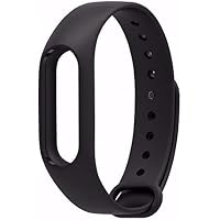 Sounce Black Watch Strap/Wrist Strap for Xiaomi Mi Band 2
