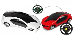 Electro Cloud Wireless Remote Control Car for Kids Boys with 3D Lights with Steering Wheel Remote High-Speed Car