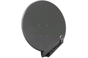 GIBERTINI SRL Sonderposten: Gibertini Sat-Spiegel OP85SE, 85 cm, anthrazit, einzelverpackt