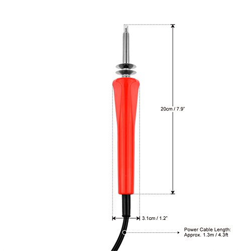 Holz Burning Pen Kit Lötkolben Pen Kit Full Set Löten Carving Prägung Tipps Hot Blade Holz Handwerk Werkzeug Set für Holzbearbeitung / Leder / Cork 37pcs EU Plug - 9