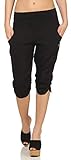 xl catlin bermuda address  Malito Mujer Pantalones de Lino Pantalones de Ocio Colores Liso 7988 (XL, Negro)