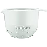 Bodum Bistro Cuenco para Mezclar, Cuenco de Servir, Bol para Masa, Plástico, Crema, 700 ml, 11561-913B