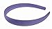 Girls Satin 2cm Hair Headband Alice Band Purple