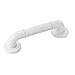 Produktbild FS Safe Handlauf Alt Mann Behinderte Personen WC Barrierefrei Rutschfeste Griff Toilette Edelstahl Bad Geländer bis 88cm ( Farbe : Weiß , größe : 30cm )