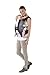 Babymoov Physiological Baby Carrier (Grey/ Hibiscus)