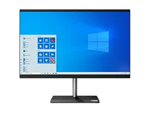 Lenovo V30a Intel 10th Gen Core i3 AIO Desktop (4GB RAM/ 1TB HDD/Windows 10 Professional/Black, 6.4Kg), 11LA0042IG