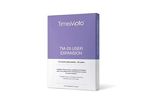 TimeMoto TM-25 - Pack expansión TimeMoto Cloud y Cloud Plus. Suscripción 12 meses para 25 usuarios