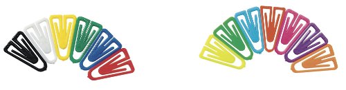 Laurel Sujetapapel 126011399 - Sujetapapels  Pack of 500  M  ltiple colores 