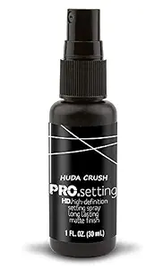HUDA CRUSH BEAUTY Long Lasting Natural LA Primer Makeup Fixer, PRO HD Matte Finish Setting Spray for Girls (30 mL)