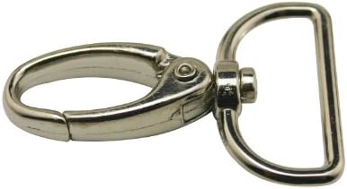 Amanaote Metal Silvery 1 Inches Inside Length Rectangle Buckle(Pack of 15)