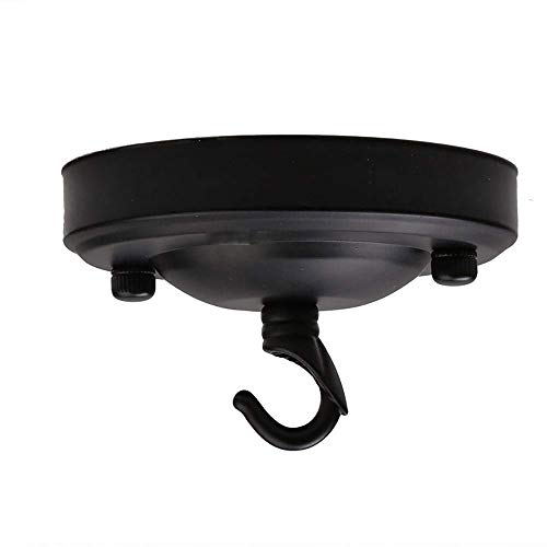 HXHON Iron Ceiling Rose Hook Plate Holder Pendant Lamp Roof Sucking Disk Chassis Light Fitting Accessory DIY