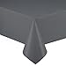 Produktbild Lacktischdecke Dunkelgrau Grau Anthrazit Breite 80 - 140 cm Länge wählbar Lebensmittelecht abwaschbare Wachstuch Tischdecke 120 x 160 cm