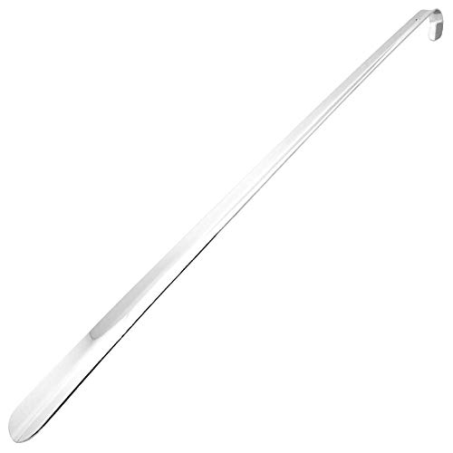 TelMo® ca. 70cm Schuhanzieher aus Metall, sehr stabile Ausführung, lang