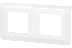 Legrand 078804L Mosaic Plaque de Finition Horizontale pour 2x2 Module, Blanc