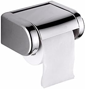 Toilet Paper Holders Fine Stainless Steel Paper Towel Rack Cylinder Hotel Bathroom Toilet Waterproof Wall Hanging Paper Roll Stand Paper Box Paper Reel