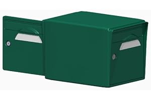 CBOUTIC-Boite AUX Lettres RESINE 2 Portes Vert Foret 16-000-DF