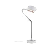  LED Tischleuchte Ramos 8W Weiß matt/Chrom mit Touchdimmer