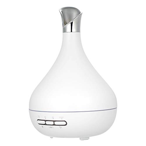 Preisvergleich Produktbild Snowx 300Mlceramic Ultraschall Befeuchter, Aromatherapie Maschinenraum Leise Negative Ionen Körper und Geist Mit 7 LED-Farbleuchten Ändern und Wasserlose Auto-Abschaltung