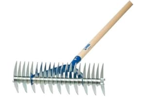 Agef - RASTRELLO AERATORE A 32 Denti ZINCATI 37X13X25CM - Senza Manico