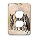 Price comparison product image 3dRose Lsp_88793_6 Four Australian Cattle Dogs - Us05 Zmu0109 - Zandria Muench Beraldo 2 Plug Outlet Cover