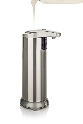 NEU 2017 | Best at Home | Luxus Seifenspender | Infrarot-Sensor | no-touch | automatisch | Edelstahl | berührungslos/elektrisch | Nr. 1 aus den USA | Automatik-Dosierer | Bad & Küche | nachfüllbar - 5