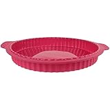 Lily Cook KP5206 - Molde para tarta (silicona, 26 x 4 x 26 cm), color rosa, azul y verde