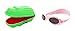 Gift pack Sunglasses case Green Crocodile and Babybanz Pink Gingham Sunglasses 0-2 years