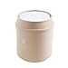 Produktbild CAODANDE Abfalleimer-Stopfbuchse Typ Mini-Abfalleimer mit vollständig versiegeltem Plastiktischaufbewahrungseimer Mülleimer (Color : Beige)