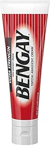 Bengay Ultra Strength Relief Cream, Topical Analgesic for Arthritis, Muscle, Joint and Back -113 g