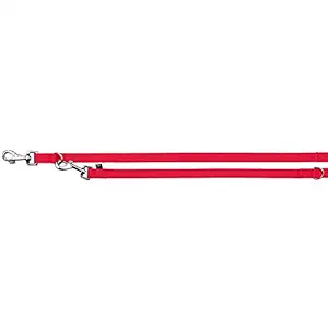 Trixie, Germany Trixie Classic Three Stage Adjustable Dog Leash (XS-S: 2 m/15 mm, Red), red, Medium, 4.54 Gram (4011905139531)