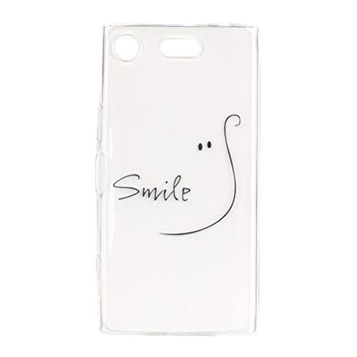 Preisvergleich Produktbild Baluue Mode Farbige Zeichnung Muster Schutzhülle Telefonabdeckung Kratzfest Stoßfest TPU Telefonkasten für Sony XZ1 Compact (Smile)