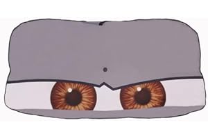 Zuquik Premium Auto-Sonnenschutz, UV-Blocker, 125 x 65 cm, für Kleinwagen, inkl. Aufbewahrungstasche, Leicht und Effizient