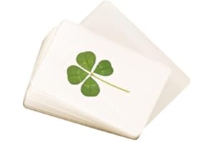 Luck Trader GENUINE LAMINATED REAL 4 FOUR LEAF CLOVER WITH CERTIFICATE OF AUTHENTICITY, Green (LAM4LC)