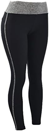 REDSTAR SPORTS LADIES YOGA EXERCISE LEGGINGS HIGH WAIST FITNESS TROUSERS (Black, 16)