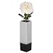 Produktbild WOHNLING Deko Vase Blumenvase aus Aluminium silber Tischvase (MIX L (29,5 cm))