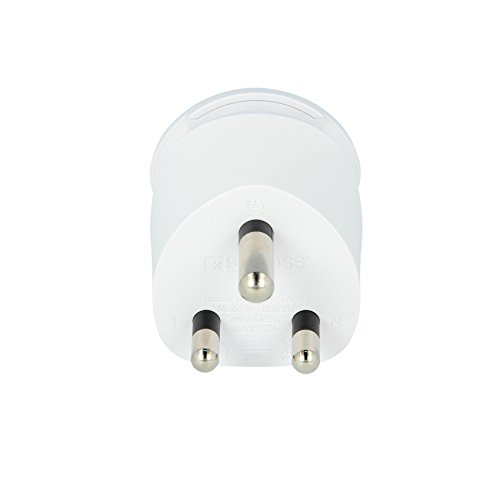 SKROSS Country Adapter World to South Africa: Reiseadapter für Reisen in Länder, die den südafrikanischen Standard verwenden - 5
