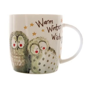 Price comparison product image Alex Clark Snowy Owls Mug In Hat Box