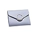 Produktbild HENONG EU Neue Mini-Geldbörse-Karte Paket Ring große Hardware kurzen Abschnitt dreifache Geldbörse (Color : Gray, Size : 11.5 * 8.5 * 2CM)