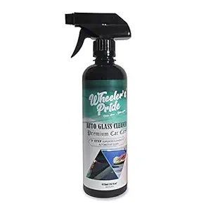 Wheelers Pride Glass Cleaner - Car Window Cleaner | Car Wash All-Natural Streak Free Formula for Car Cleaning | Safe On Tinted & Non-Tinted Glass.
