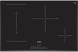 Bosch Serie 6 PVS851FB5E Black Built-in 80 cm Zone induction hob 4 zone(s)