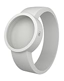 O clock Unisex-Wechselarmband für Armbanduhr weiß Silikon 32 mm COVERM_BI