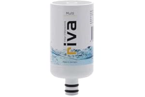 RIVA FILTER | FILTERTECHNIK riva MULTI Ersatzkartusche, Trink- und Duschwasserfilter, Zertifizierter, sicherer Schutz gegen Legionellen, Bakterien, Keime in Küche, Dusche und Bad