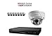 Produktbild Hiwatch von Hikvision, 4 MP-IP-Überwachungskamera-System mit 16 CH Poe HD NVR und 4 x 16 Megapixel 1520 x 2688 wetterfeste. Vandal Dome-Kamera, Macht Ethernet-Kit