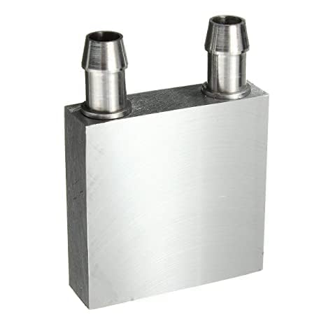 SP ELECTRON Aluminium Water Cooling Block 40x40x12mm, Compatible with Desktop, Server, Laptop, Industrial Equipment