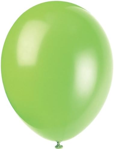 Neon Lime Balloons - 10 Pack