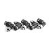 Produktbild DealMux 5mm Gewinde bis 4 mm Air Pneumatik-Winkel Quick Connect Steckverbinder 5Pcs